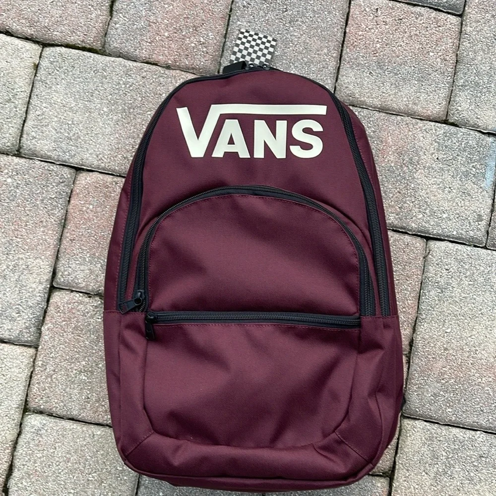 Vans Ranged 2 Prints Adult Laptop Backpack One Size (Port Royale) NWT Authentic